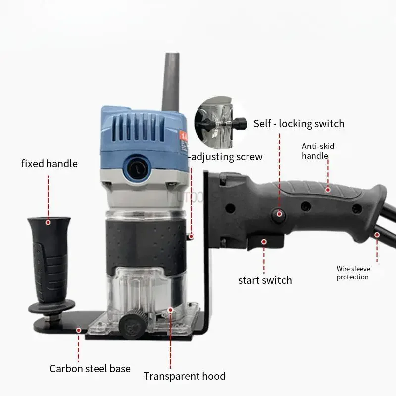 Woodworking Edge Trimming Machine Auxiliary Support Bottom Slotted Balance Plate Trimming Inverted Bracket Milling Groove Tools
