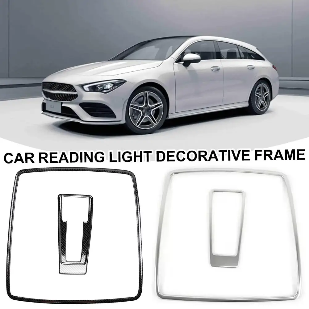 سيارة القراءة ضوء الإطار الزخرفية تقليم لمرسيدس لبنز القراءة ضوء الإطار تقليم اكسسوارات السيارات الديكور L8C9 #1