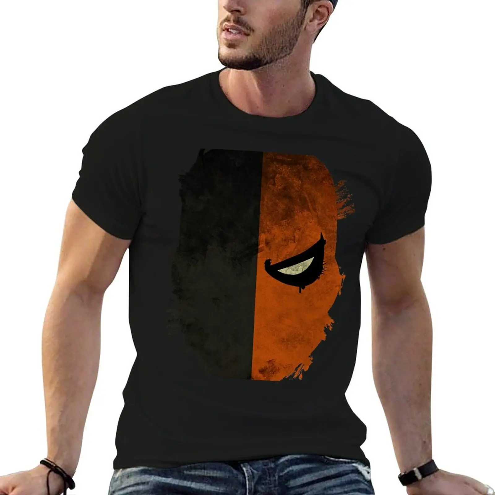 

Deathstroke T-Shirt printed t shirts for man t shirt men 100% cotton luxury brand T-Shirt