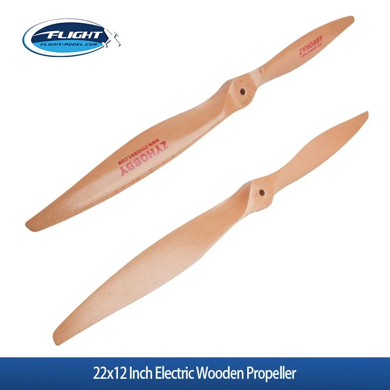 ZYHOBBY 22x12 Inch Dynamic Balanced High Efficiency Electric Wooden Propeller For RC Paramotor Aircraft