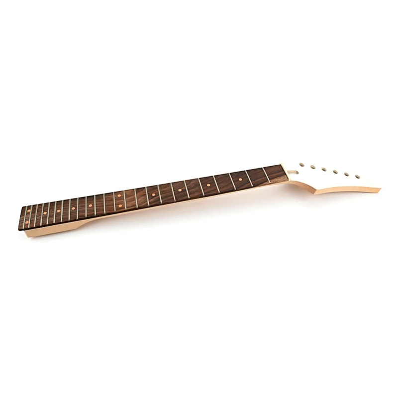 

24 fret Electric Guitar Neck with Dots Inlays Unfinished Guitar Neck Maples & Rosewoods Fingerboard DIY Guitar DropShipping