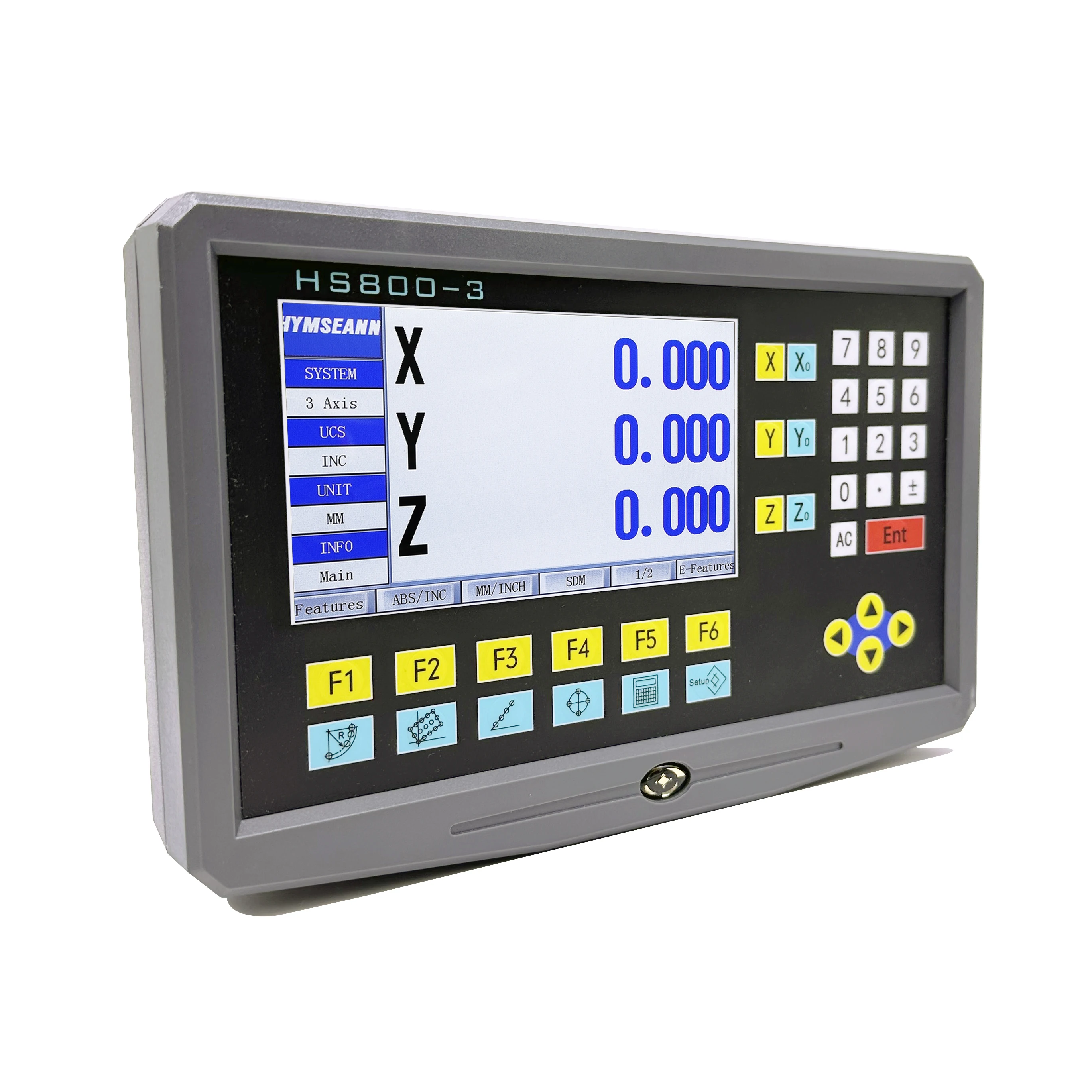 Imagem -02 - Dro Conjunto Completo de Eixos Fresagem Torno Torno Moedor Display de Leitura Digital Codificador de Escala Linear Idioma Lcd Dro Kit