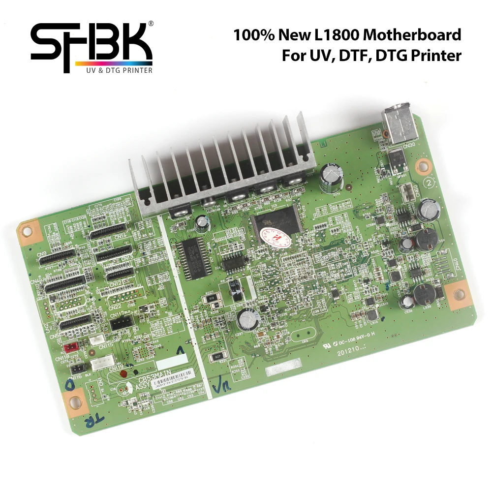100% new original for Epson L1800 Printer motherboard for A3 UV, DTF and DTG printers mainboard serial number code CB53MAIN