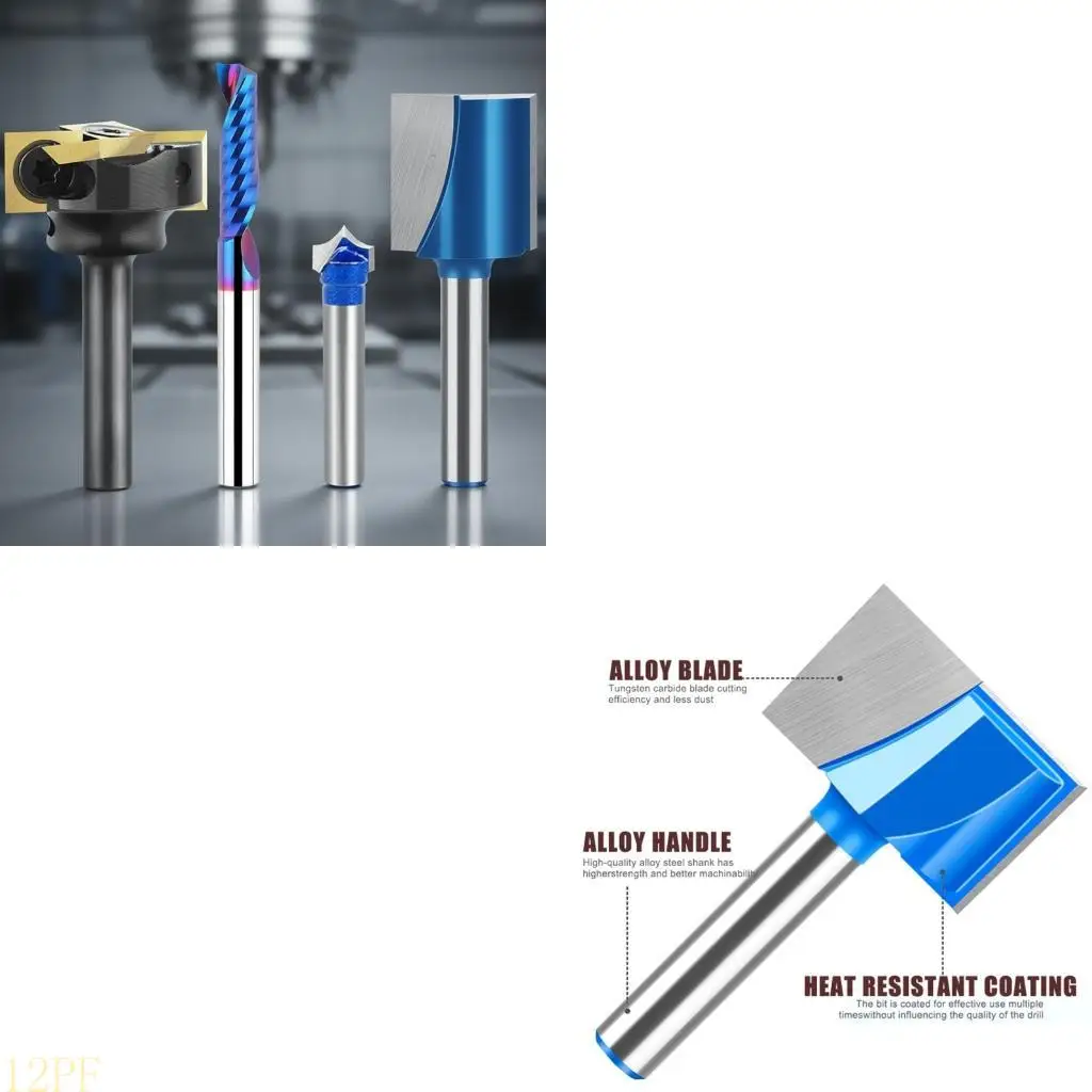 12PF Industrial Spirals Flutes Routers Bit For Clean Slotting And Profiling Operations