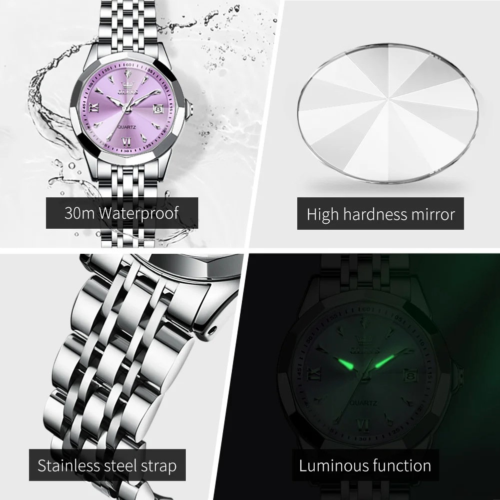 Women's Elegant Quartz Wristwatch, Waterproof Gift