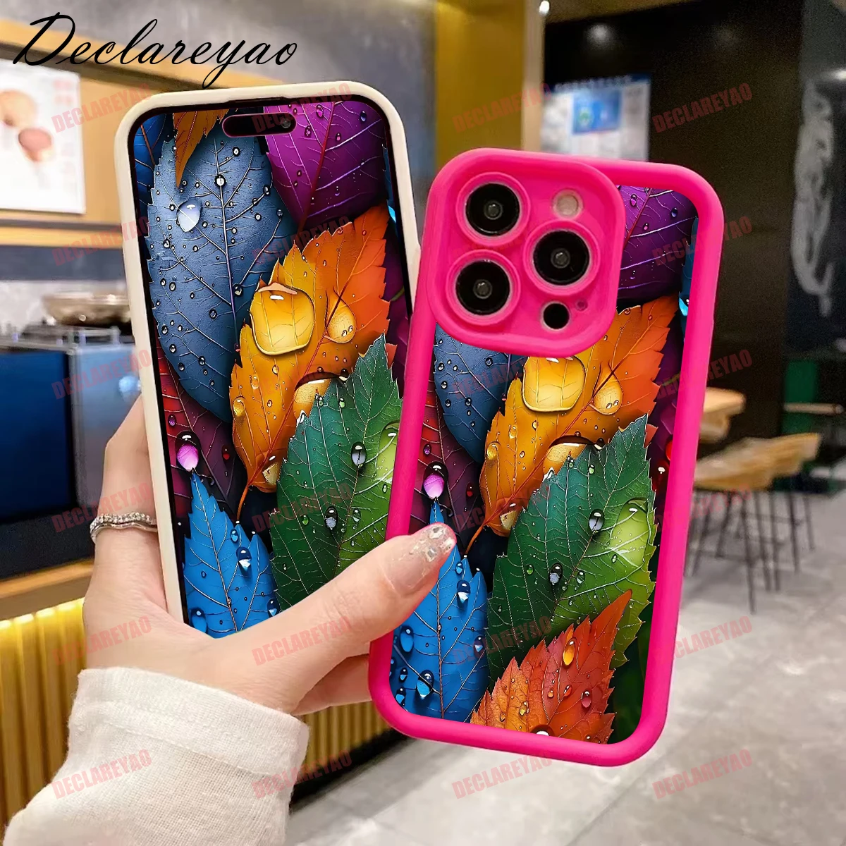 DECLAREYAO لينة ضوء سليم ماتي أغطية بولي يوريثان ل Realme 8 GT6 نوت 60 C71 Q C75 زائد نارزو N63 30 9 7 Q5 V2 غطاء حافظة مقاوم للصدمات #4