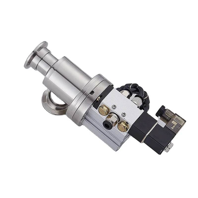 

2025 Vacuum Supplier KF High Vacuum Electromagnetic Driven Angle Valve