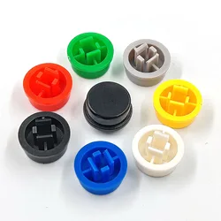 A24 13*5.6mm Round Switch Button Cap Inner Hole Size 3.2*3.8mm Suit for 12*12 Tact Switch 7 Colors Available