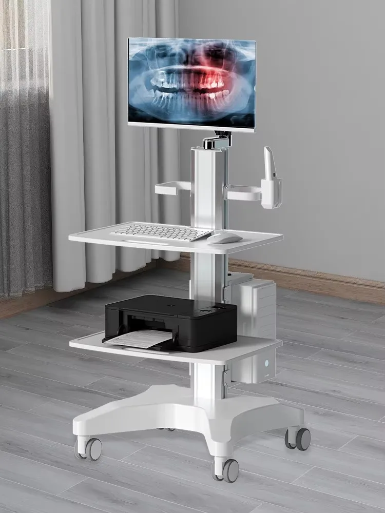 Carrinho médico Detnal Intraoral Scanner Trolley CartMobile Gabinete Trolley para Clínica Escola Casa