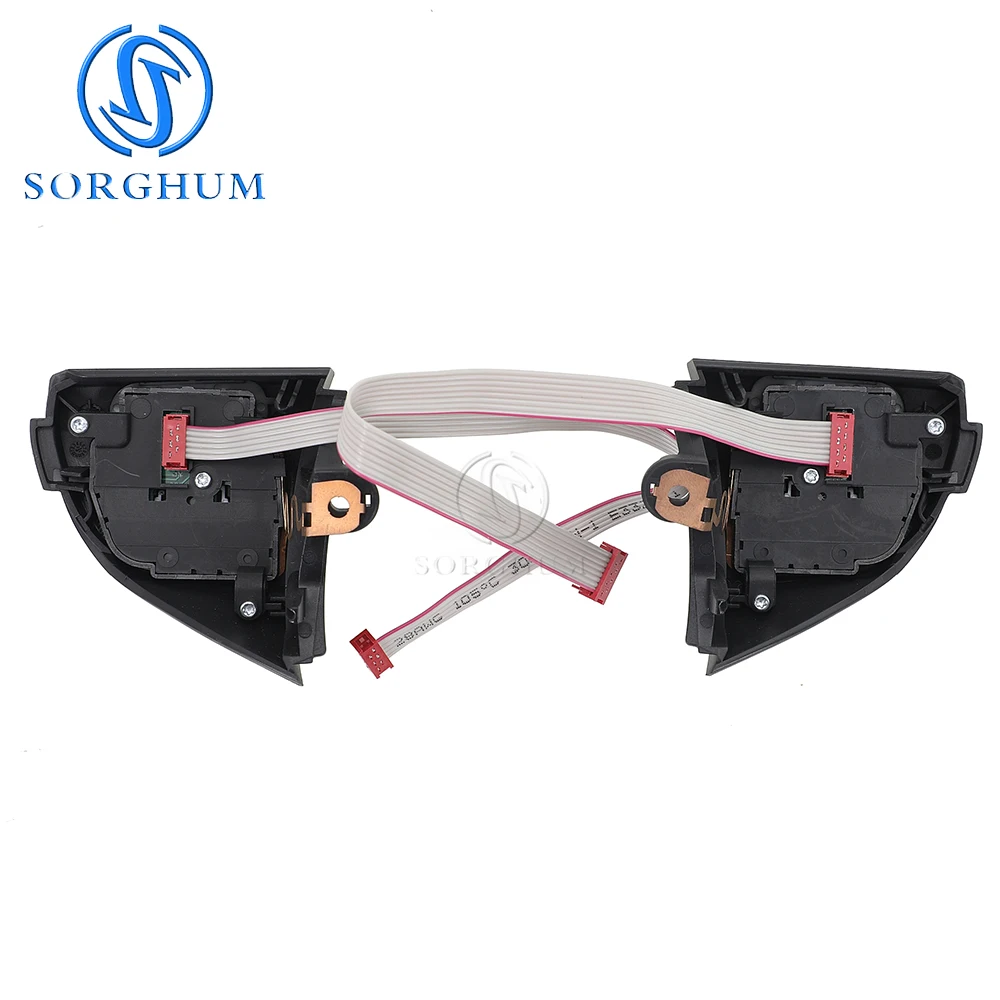 SORGHUM Car Steering Wheel and Multimedia Button Multifunction Switch For Volkswagen Golf MK6 Tiguan Jetta 5C0959537B 5C0959538B