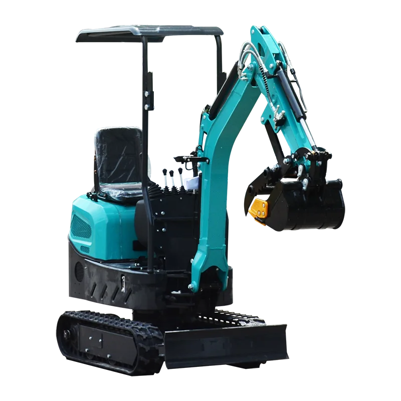 Small excavator 1.8-ton household excavator diesel powered small crawler excavator with bucket
