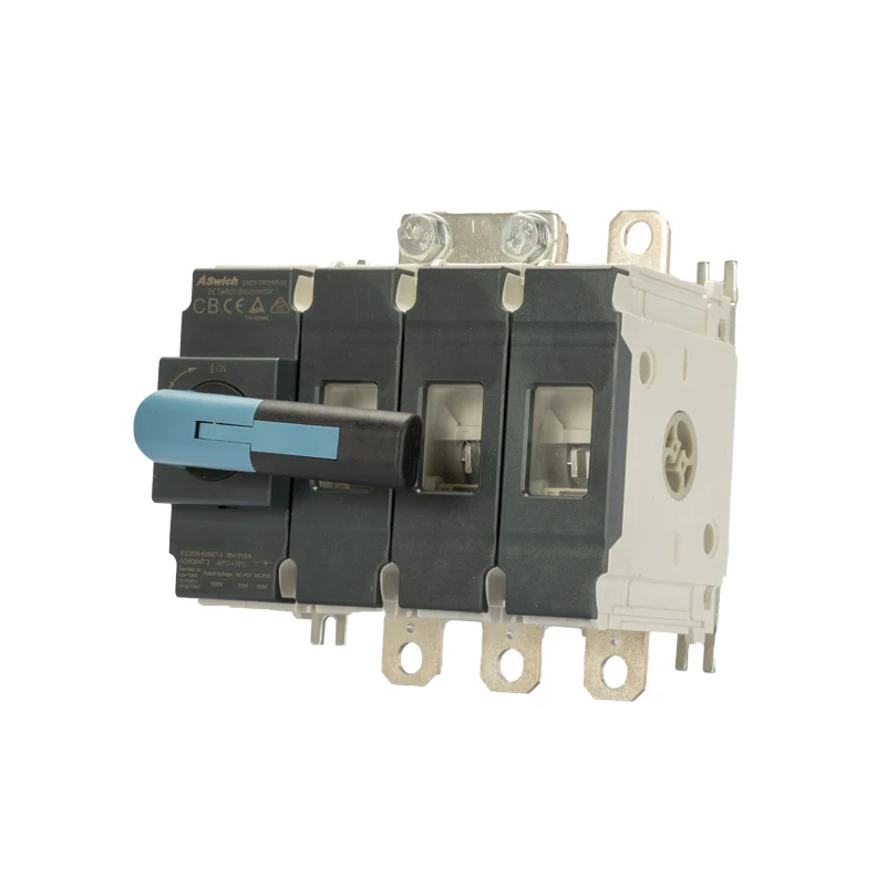 EHD 160A 1000V 1500V DC المعزل التبديل / تغيير النظام الشمسي على التبديل