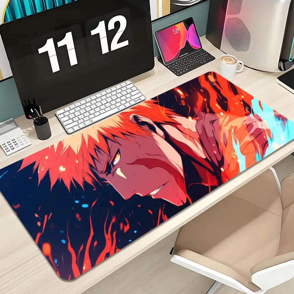 

Bleach Kurosaki Ichigo Mouse Pad Keyboard Mousepad lauge 1200X600 mm Desk Mat PC Gamer Office Carpet Home Table pad