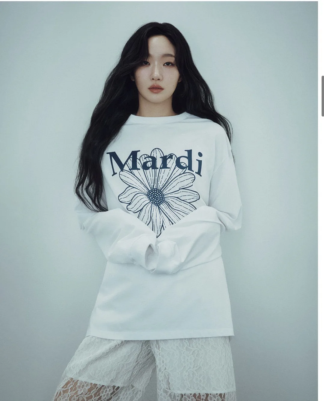 

Свободная длинная футболка Sve Sle с принтом ромашки, повседневный удобный хлопковый топ для женщин с цветочным узором Moisture ng