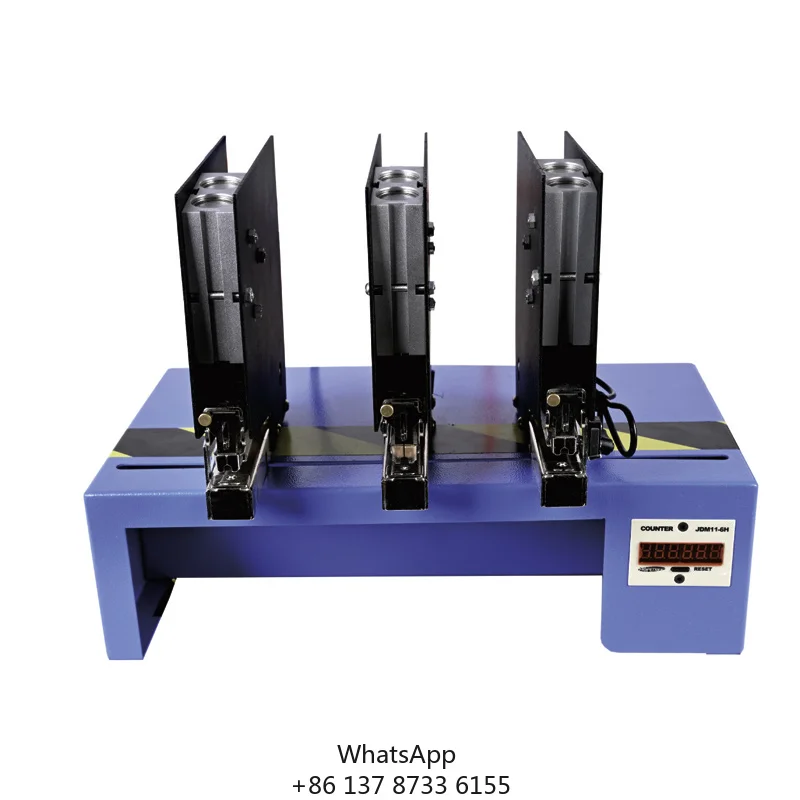 High-Speed 300 Times/min Single/Dual/Triple Head 0.4-0.7MPa Low Maintenance Durable Metal Body Electric 10# Stapler 4800 Staple