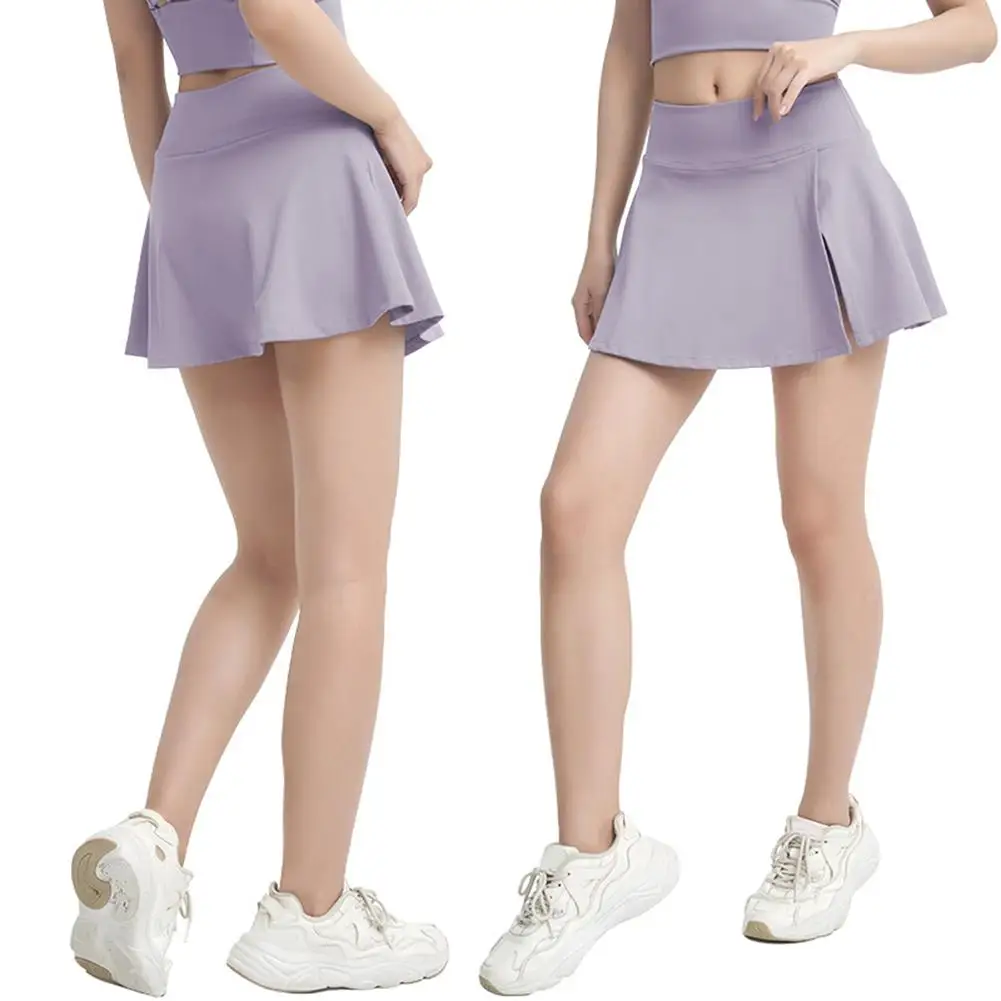 

Антибликовая юбка, женская юбка для бега, клубная мода, повседневная и отпускная одежда для дома и клуба, средней эластичности