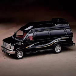 MK Miniatures Diecast Alloy 1/64 E350 RV Alloy Model Car Simulation Classic Collection Static Display Gift Decoration