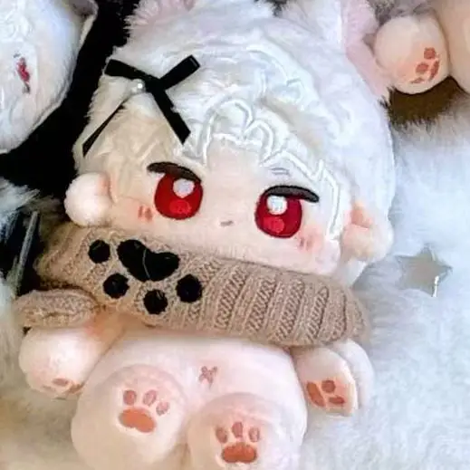 

Anime Love and Deepspace Sylus 10CM Plush Doll Cartoon Cotton Body Pendant Keychain Ears Stuffed Toys Plushie Gift