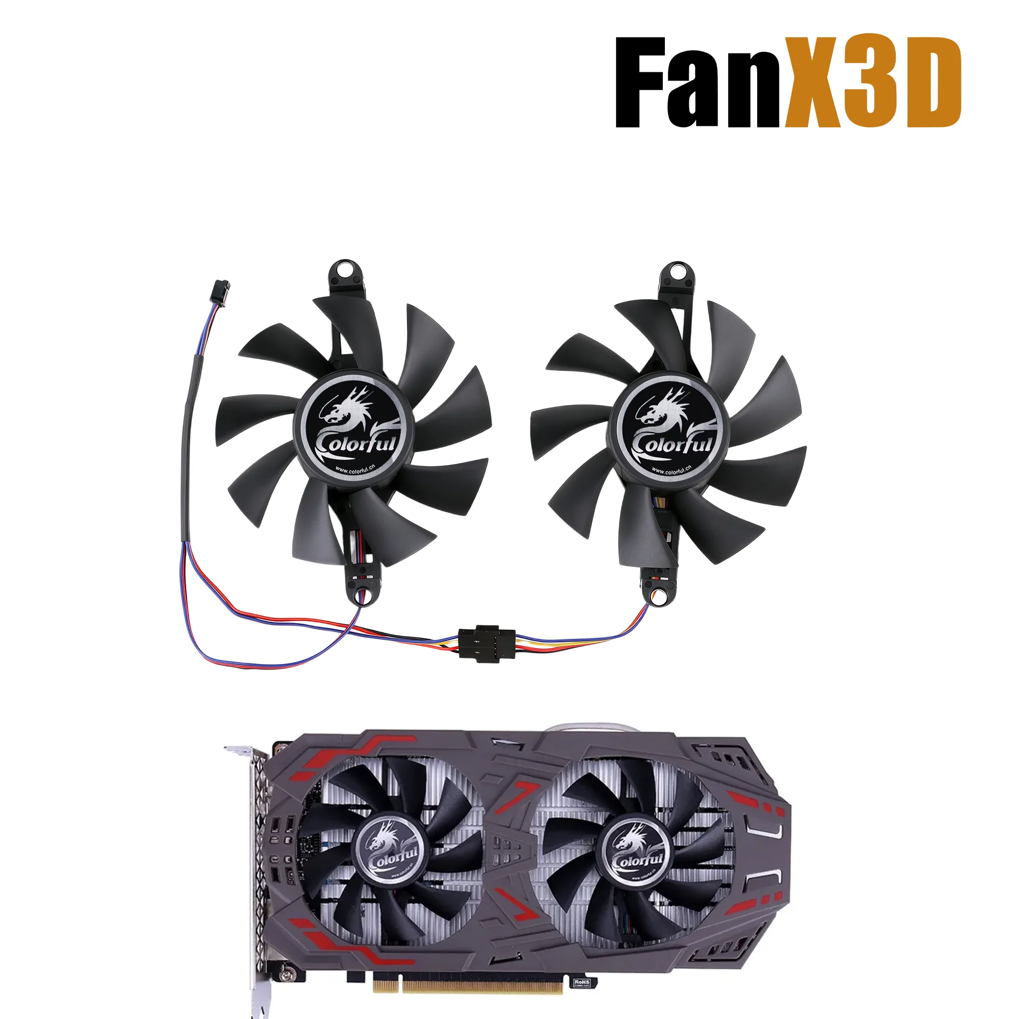 Application Scenarios For 75MM COLORFUL GTX 960 950 1060 1050Ti iGame GAMING P106-100 Graphics Video Card Cooling Fan