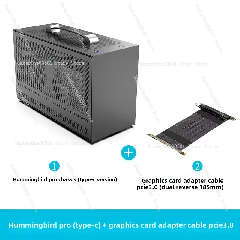 حافظة كمبيوتر ITX صغيرة بيضاء محمولة حافظة كمبيوتر صغيرة لسطح المكتب DIY تدعم هيكل برج مدمج SFX PSU GPU القياسي