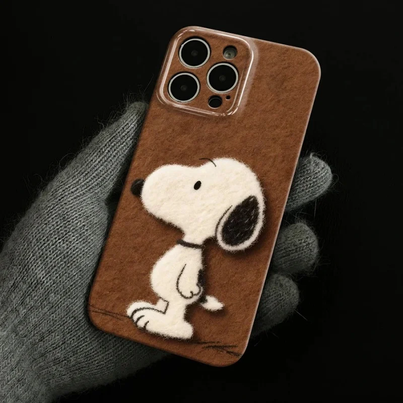 حافظة هاتف دونب سنوبي آيفون 16 برو آيفون 15 فيلم آيفون 14 آيفون 13 عصرية 12 مكانة 11 غلاف ناعم آيفون xs بنات للهدايا #4