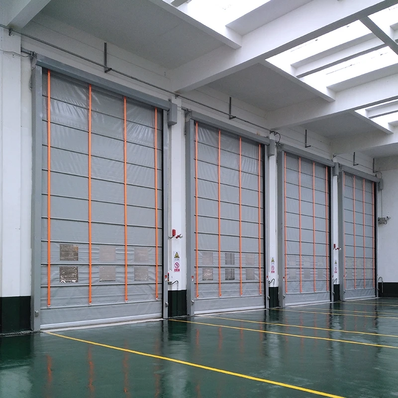 Electrically Operated Gate High Speed Stacking Doors Rolling Automatic Storage Warehouse Industrial Fast Stack Gate