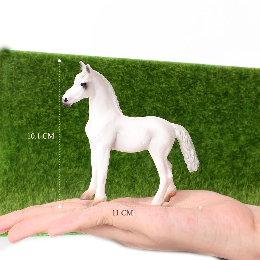 Simulation Farm Animal Toys Horse Figurines Pony Models Sand Table Action Figure Toy Animals Figures Cute Educational Kids Gifts