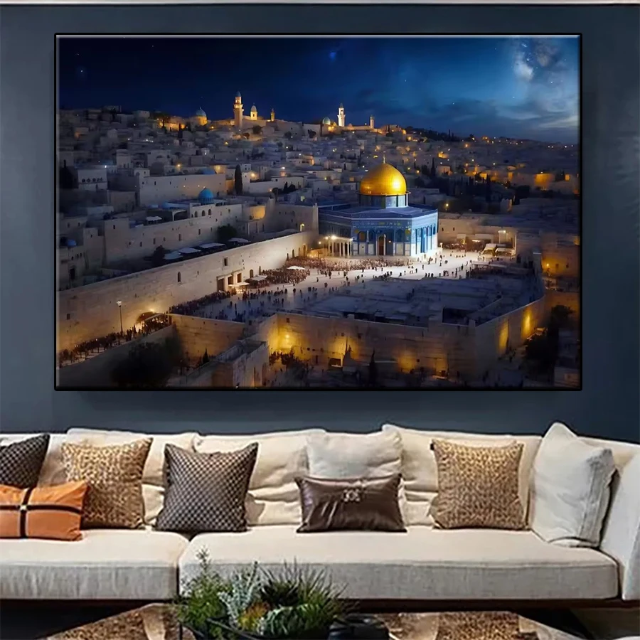 

5D DIY Алмазная картина Аль-А БОЛЬШО Мечеть Иерусалим Мусульманский Исламский комплект Новая вышивка крестиком Diy Алмазная вышивка Картина Мозаика Искусство