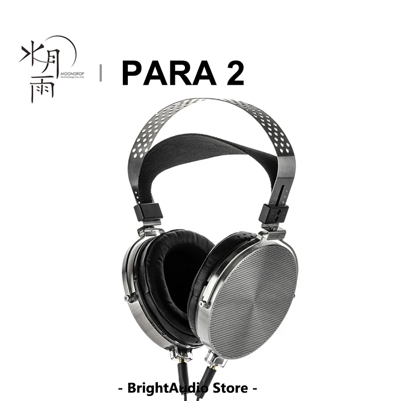 MOONDROP PARA 2 Headphone 100mm Patented Planar Driver Hi-Fi Music Over-Ear Open Headset