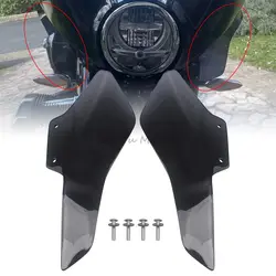 Motorcycle Wind Deflector Leg Protector Side Fairing Windshield Black For BMW R18 R18B Bagger Transcontinental Moto Accessories