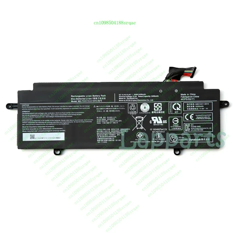 

New PS0010UA1BRS OEM Battery for Toshiba Dynabook Portege X30W X30W-J"% Test"