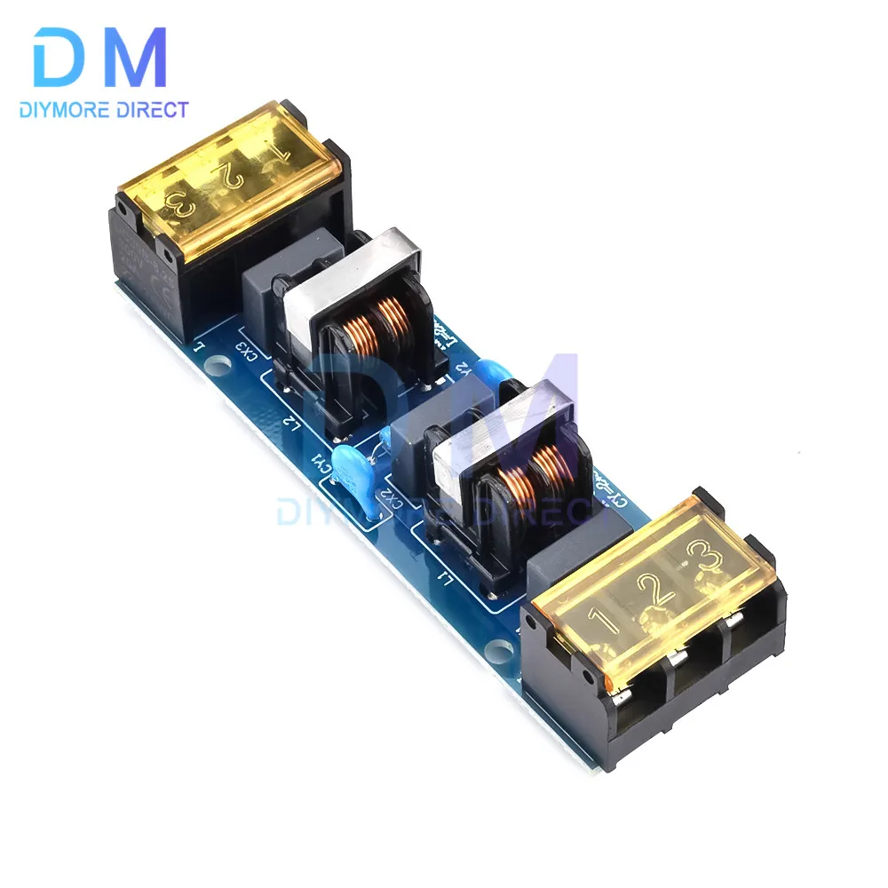 AC 110V 220V 6A Power Filter EMI Filter Audio Power Filter Power Purifier Board For Speaker Amplifier Electrical