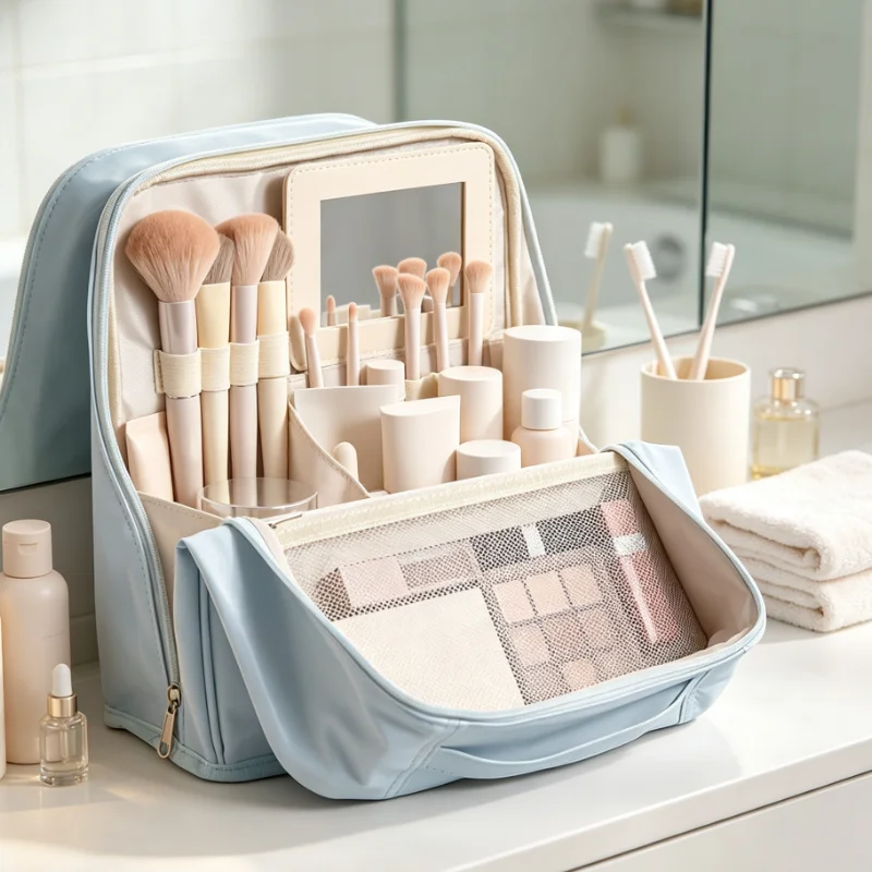 Bolsa de Maquiagem Grande com  - Makeup Organizer avaliação e preço