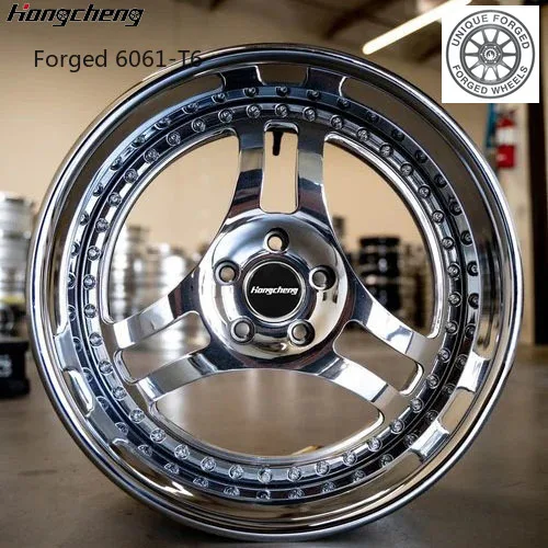 New model of 26 Luxury Car Rims Polished 2 Piece Forged Wheels 5x112*114.3*120 Alloy Wheels 18 Inch for   M3 M4 M5