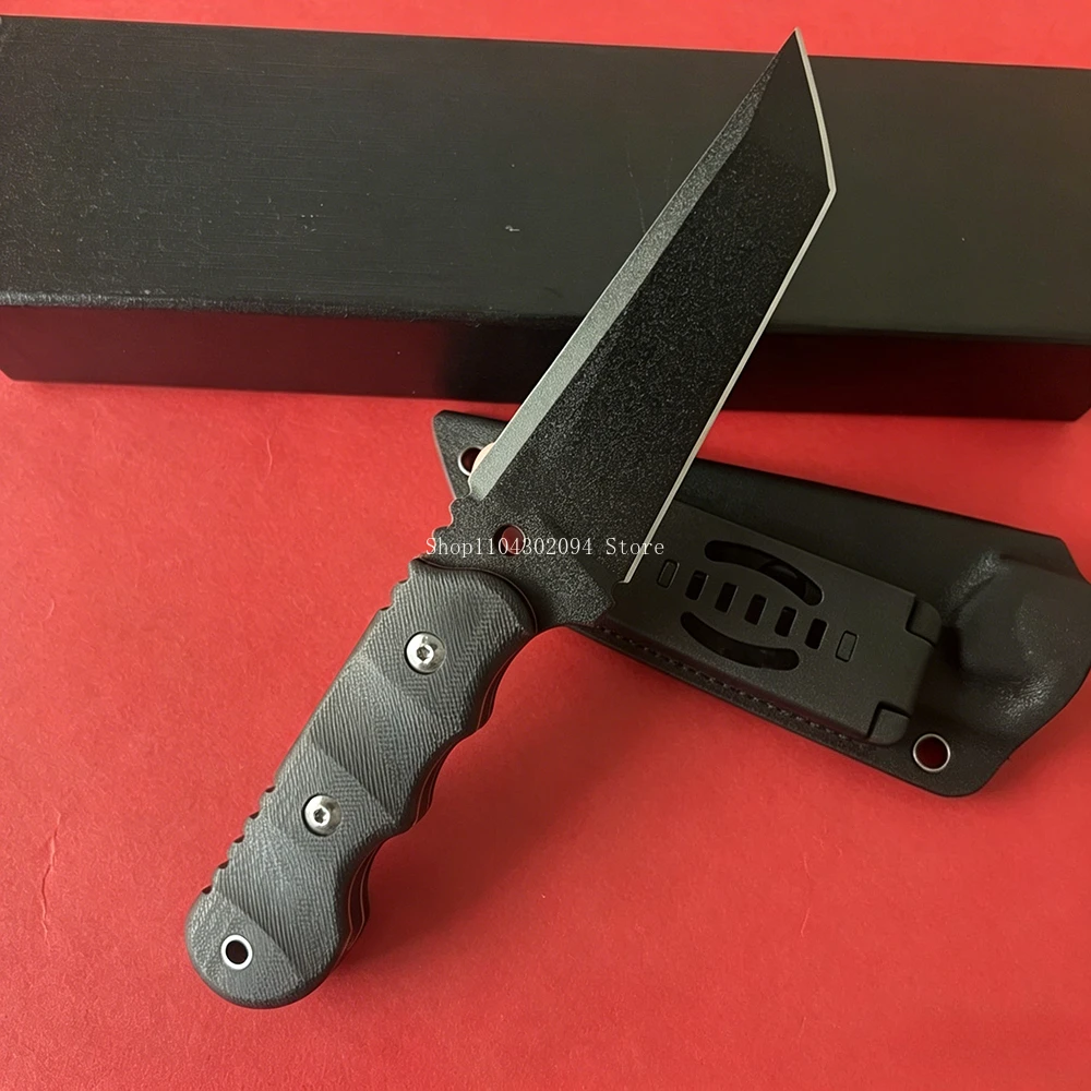 アウトドア-8cr13mov-固定刃ナイフ-ジャングルアドベンチャー-クライミングカッター-edc-耐久性のあるハイキング-フィッシング-キャンプ-ユーティリティナイフ-g10ハンドル