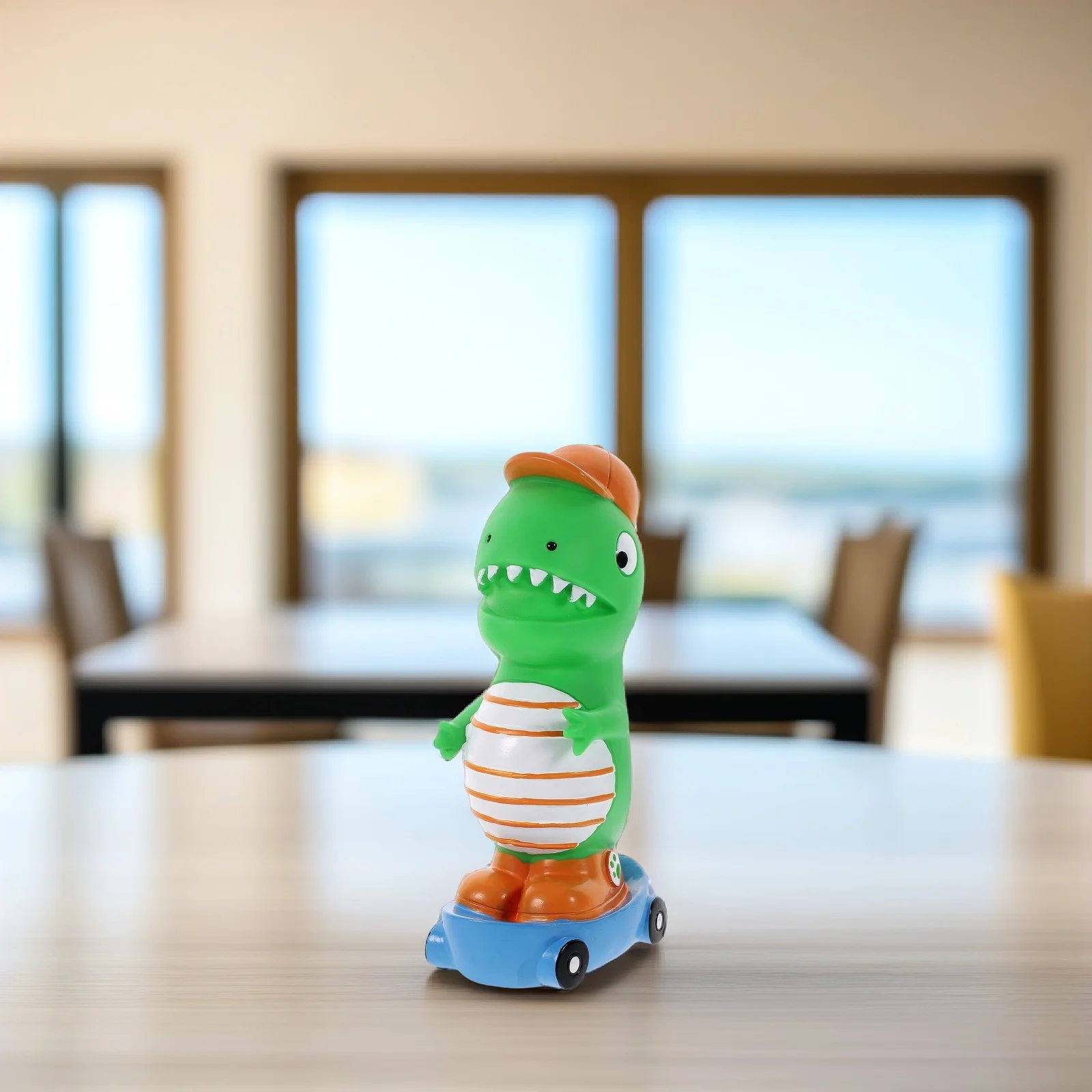 かわいい恐竜の形をした貯金箱、女の子向けの丈夫なコインバンク、細かい細工の装飾的な貯金箱、新年の贈り物、装飾的な貯金ポット