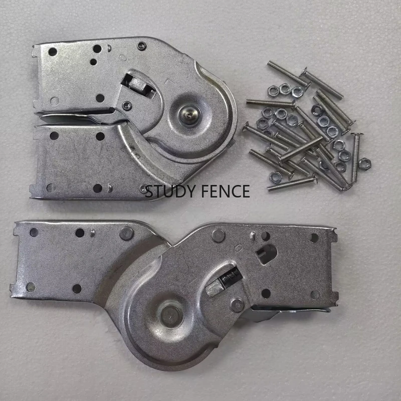 2 Pieces of Metal Multifunctional Folding Ladder Small Hinge Joint Switch with Buckle Hinge Hardware Accessories