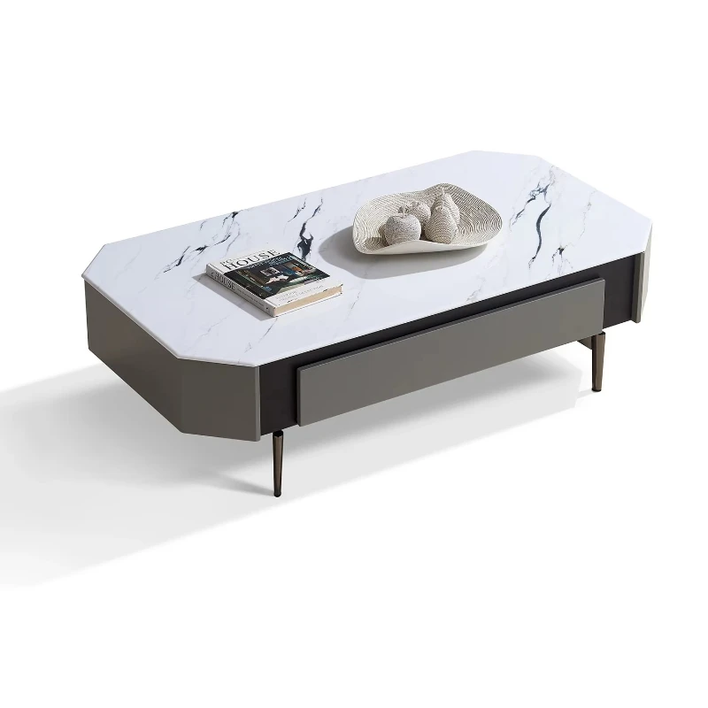 Cross-border 2025 new modern light luxury simple coffee table