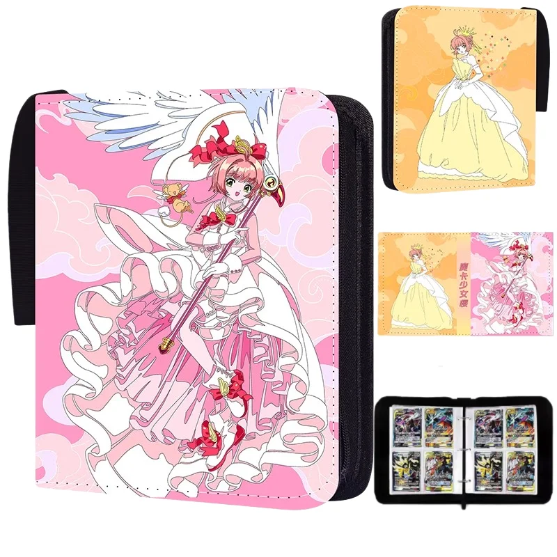 

400 шт., Card Captor Sakuray, коллекция игровых карт, фотоальбом, аниме, переплет, держатель для визитных карточек с героями мультфильмов, модная игрушка, роскошный подарок