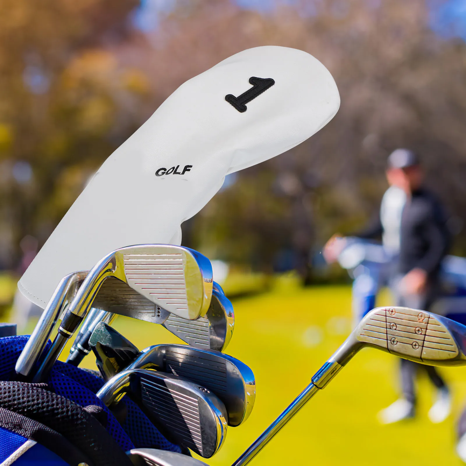 

Golf Club Head Cover PU Driver Putter Protective Cover Lightweight Portable Golf Accessory for Men Women Club Head Covers Women