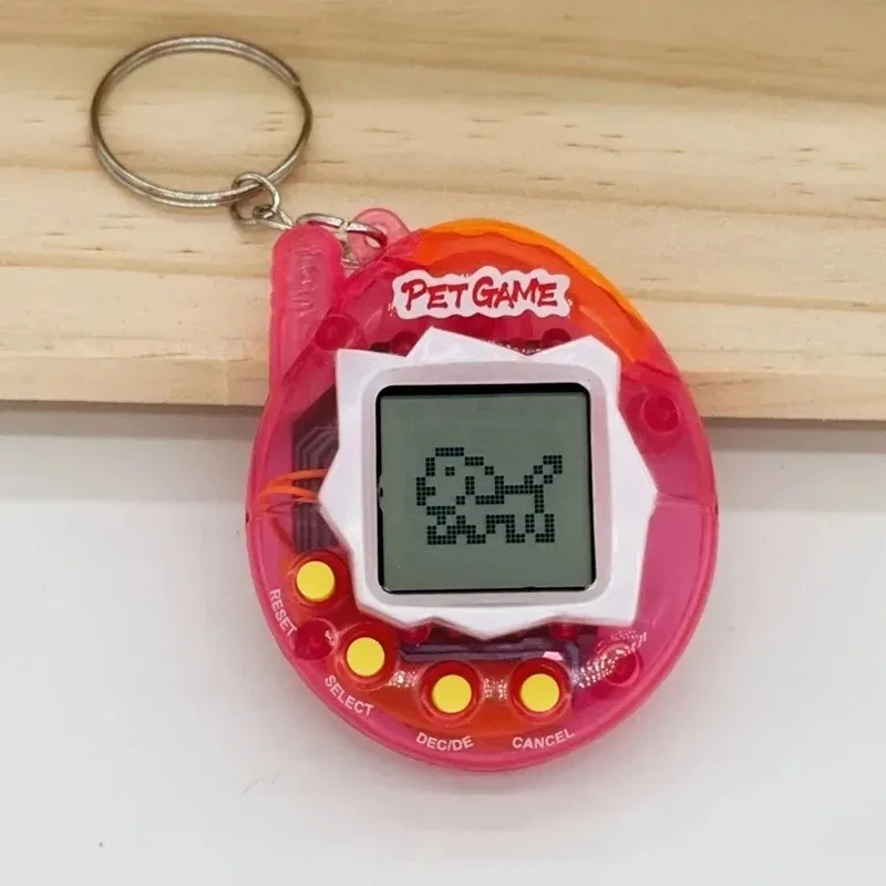 Transparent Electronic Pets Nostalgic 168 Pets in One Virtual Cyber Digital Nostalgic Funny Toys Pixel Funny Play