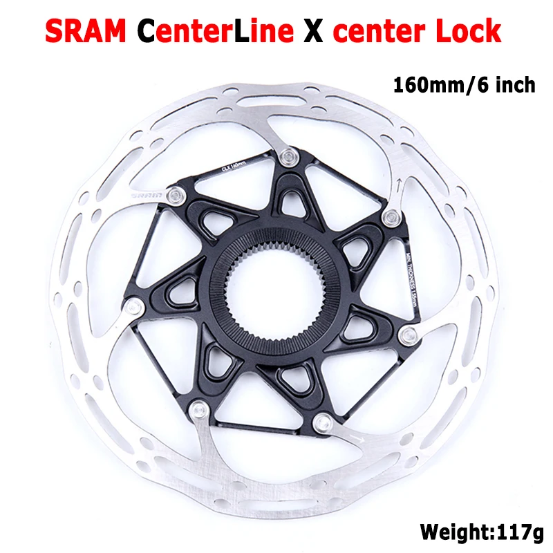 SRAM CenterLine Disc Brake Rotor Center Lock 200mm 180mm 160mm 140mm Center Line Discs Rotors Without Lockring