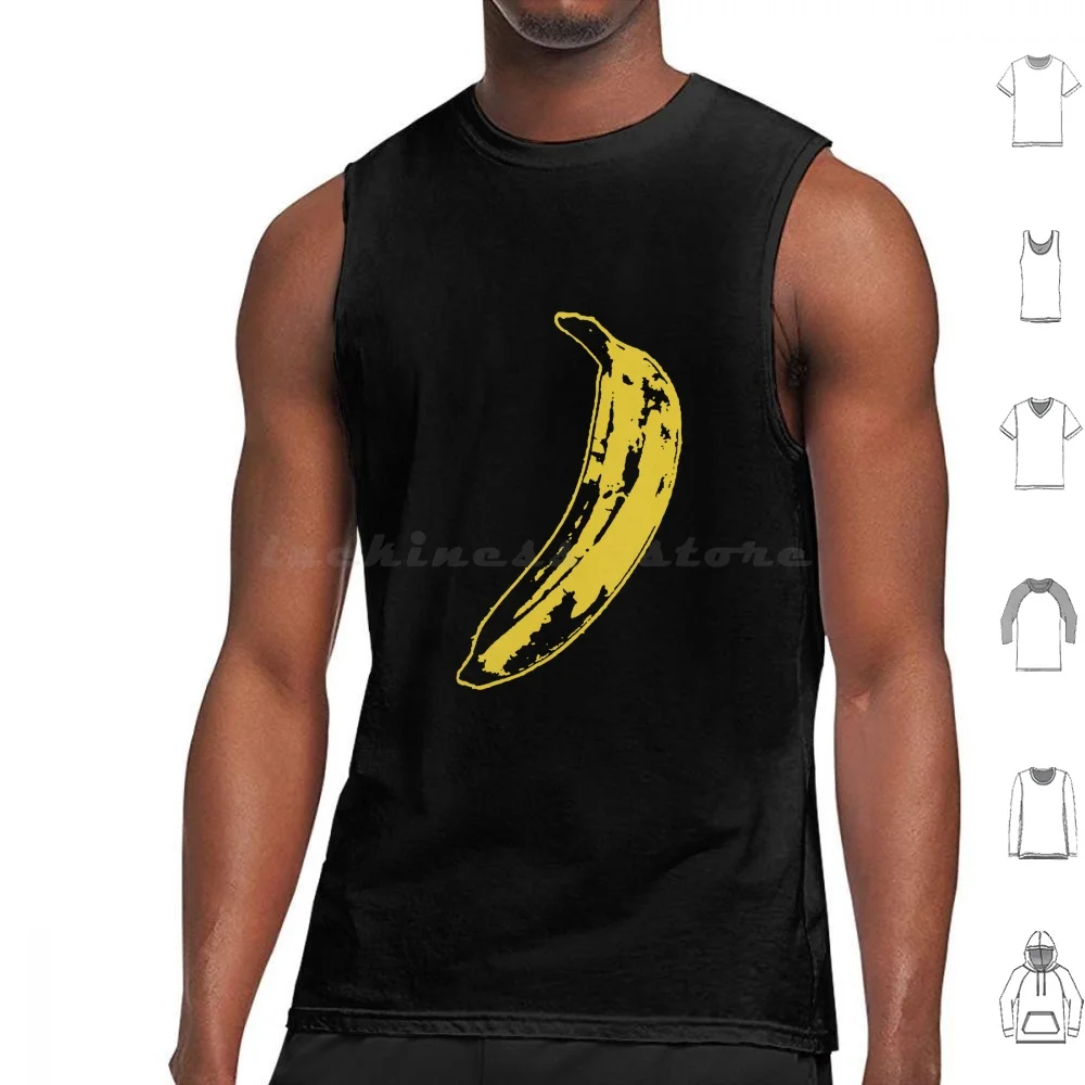 Velvet Underground Banana , Nico , Lou Tank Tops Vest Sleeveless Banana Lou Reed Velvet Lou Reed Andy Art Graphic Velvet