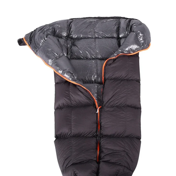 80% grey duck down outdoor warm hammock underquilt sleeping bag blanket