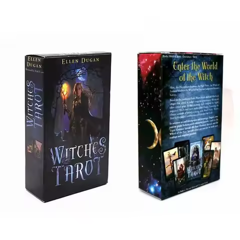 Witch Tarot Deck Cards Future Fate Indicator Forecasting Cards Gift Table Game Board Game