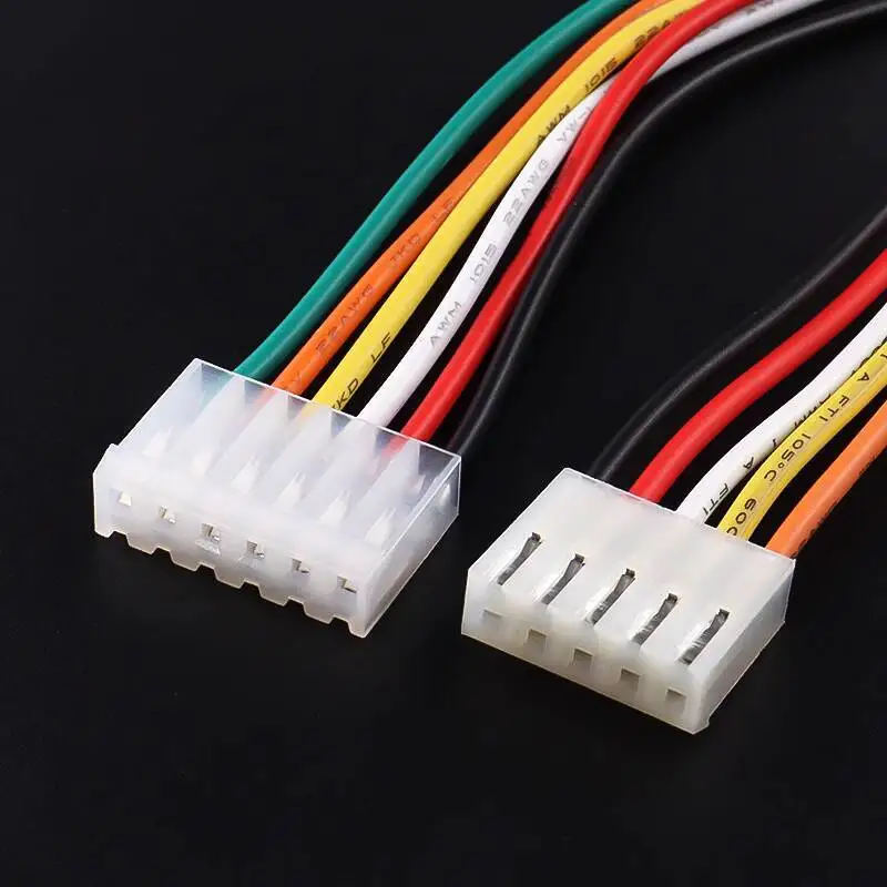 5 Stück CH3.96 Anschlusskabel Einzel-Stecker 3,96 mm Rastermaß Elektronische Verbindung 2P3P4P5P6P Länge 20 cm – Detail 3