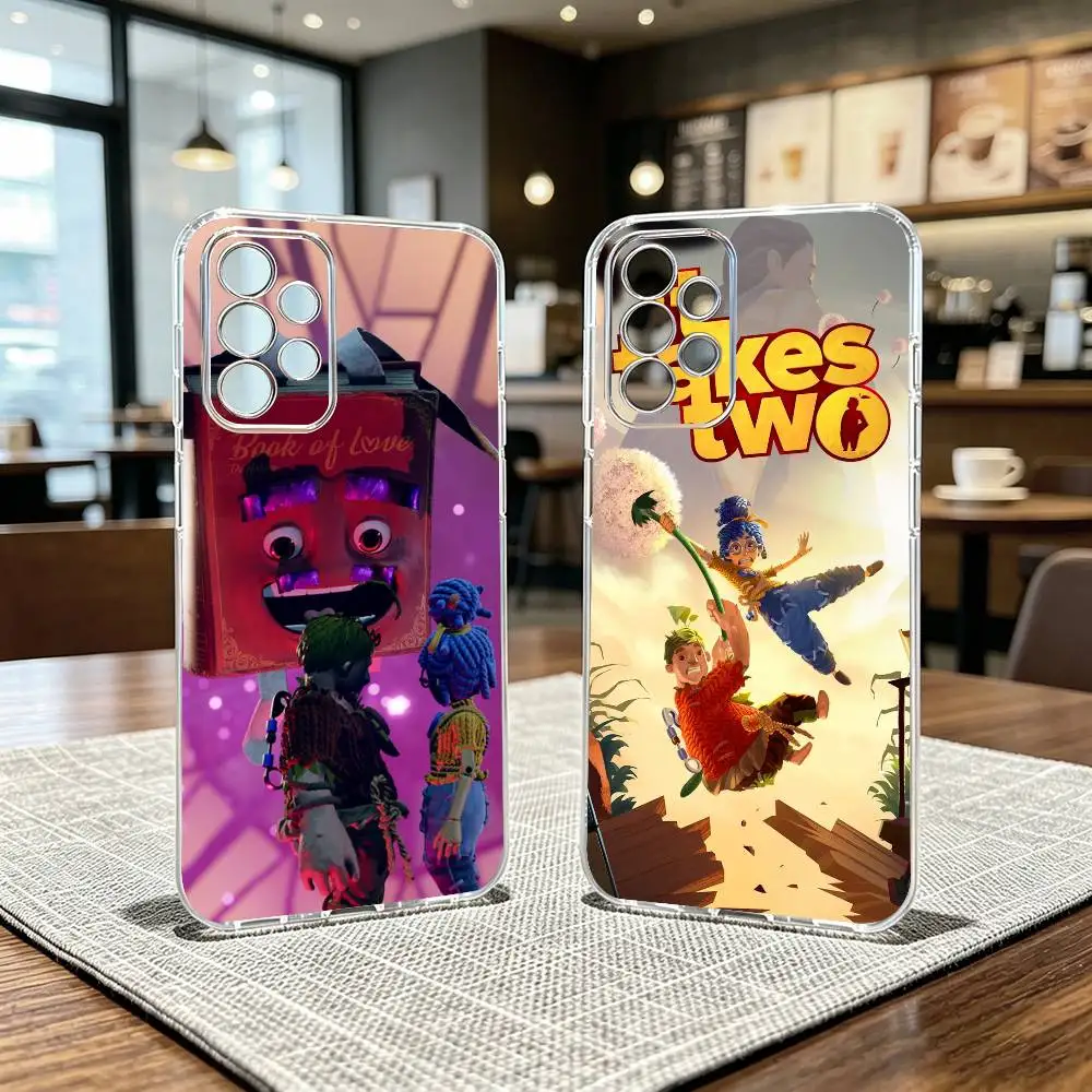 Game Takes I-It T-Two Phone Case Transparent Silicone Soft For Samsung S25,S24,S21,S22,S23,S30,Ultra,S20,Plus,Fe