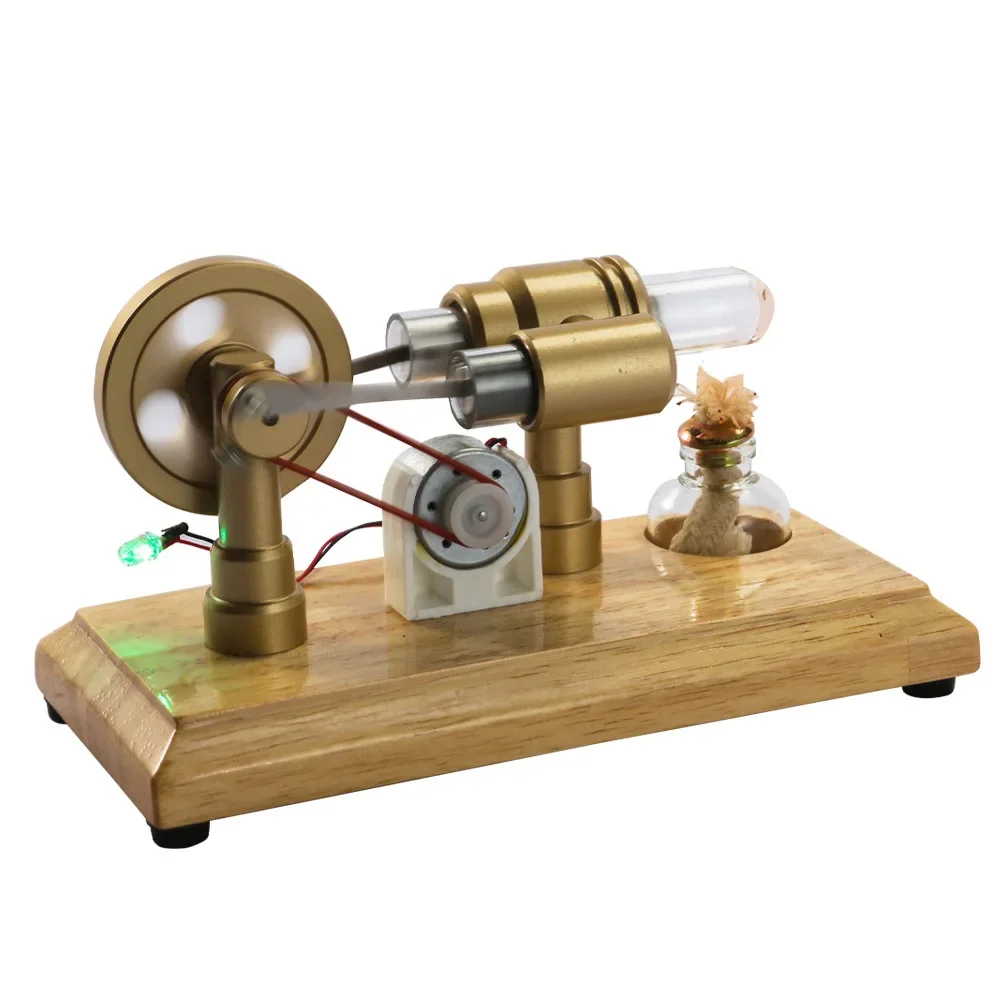 

Stirling Engine Power Generation Model Kit Science and Education Physics Experiment Model Toy