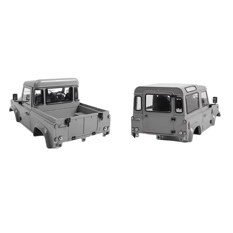 Hard Body kit 1/10 Rock Crawler Car RC4WD 2015 Landrover Defender D90 Pickup Truck ABS RC Car Shell sets