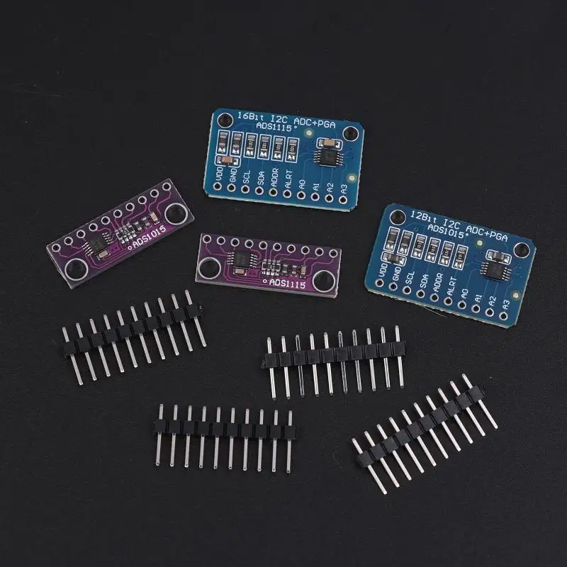 Precision 4-Channel Development Board With Pro Gain Amplifier For Arduino I2C Module ADS1115 ADS1015 12/16 Bit